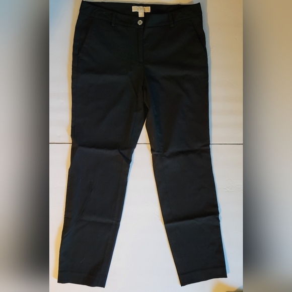 Michael Kors Black Straight Fit Business Casual Office Dress Pants - Picture 1 of 9